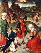 Dieric Bouts The Gathering of the Manna painting